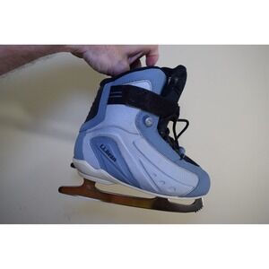 NIKE x L.L. Bean Flexposite Ice Skates Gray Blue BOYS GIRLS KIDS 1